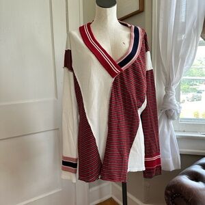 Urban Outfitters BDG Frazier Spliced Slouchy Sweater Women's L
